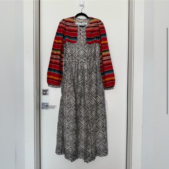 NWT NEW Alix of Bohemia Winifred Orange Bloom Maxi Dress XS - Picture 3 of 8